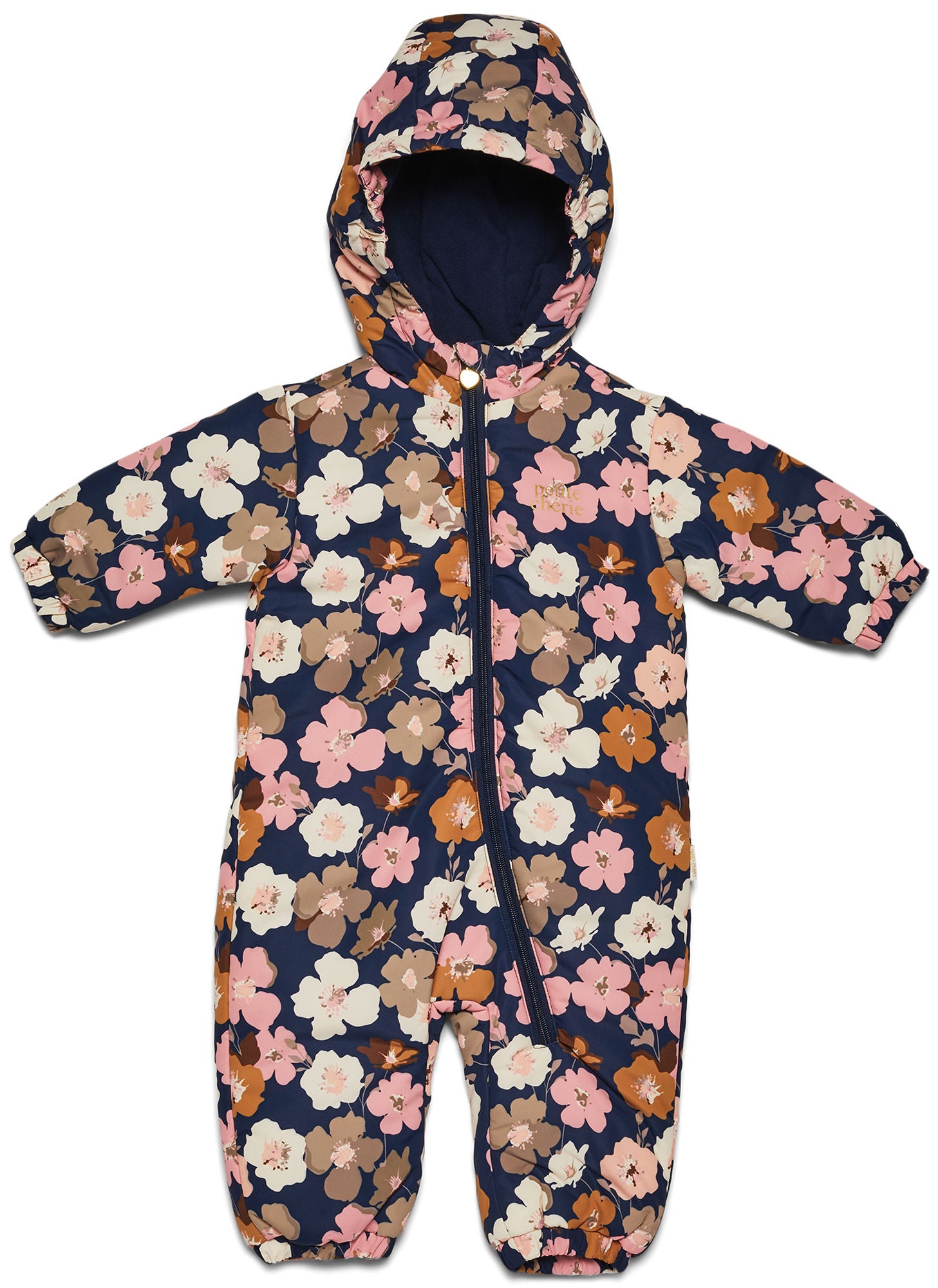 Petite Chérie Atelier Gisele Babyoverall|Navy Big Flower