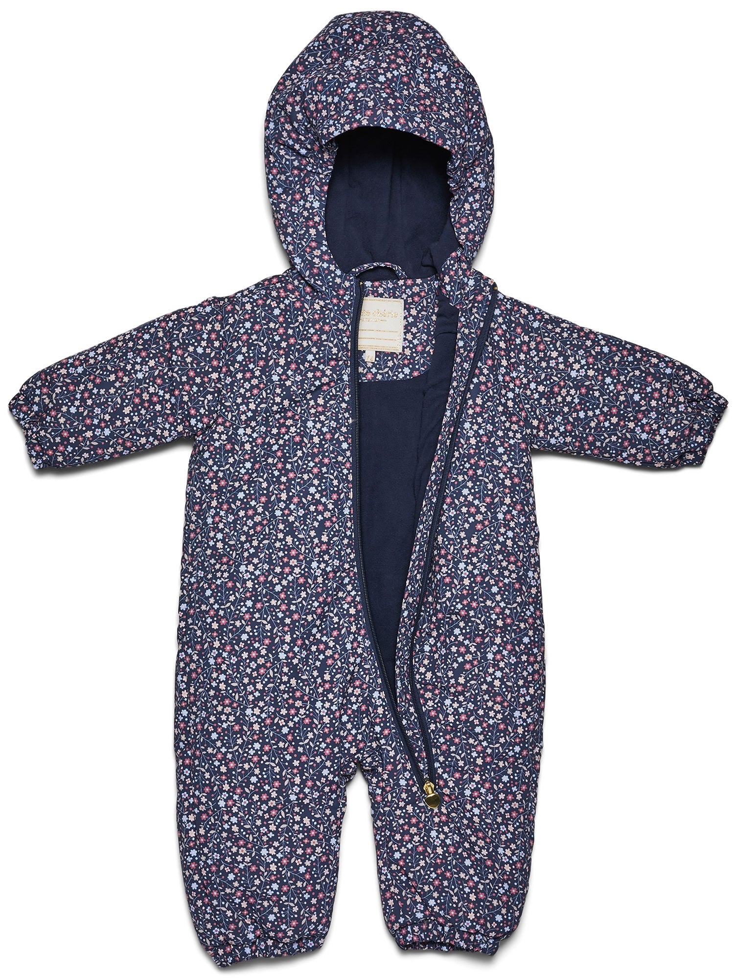 Petite Chérie Atelier Gisele Babyoverall|Navy Small Flower