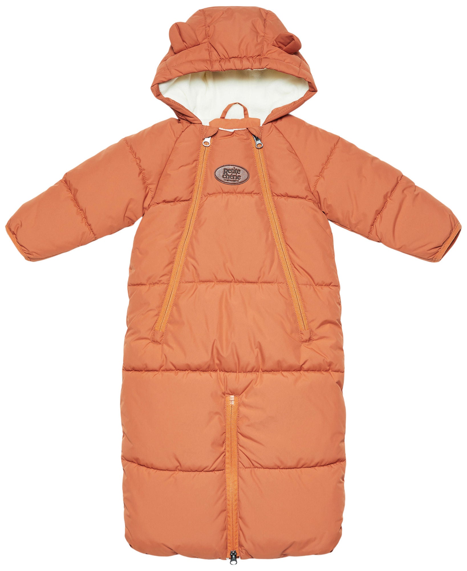 Petite Chérie Blanche 2-in-1 Babyoverall|Rust