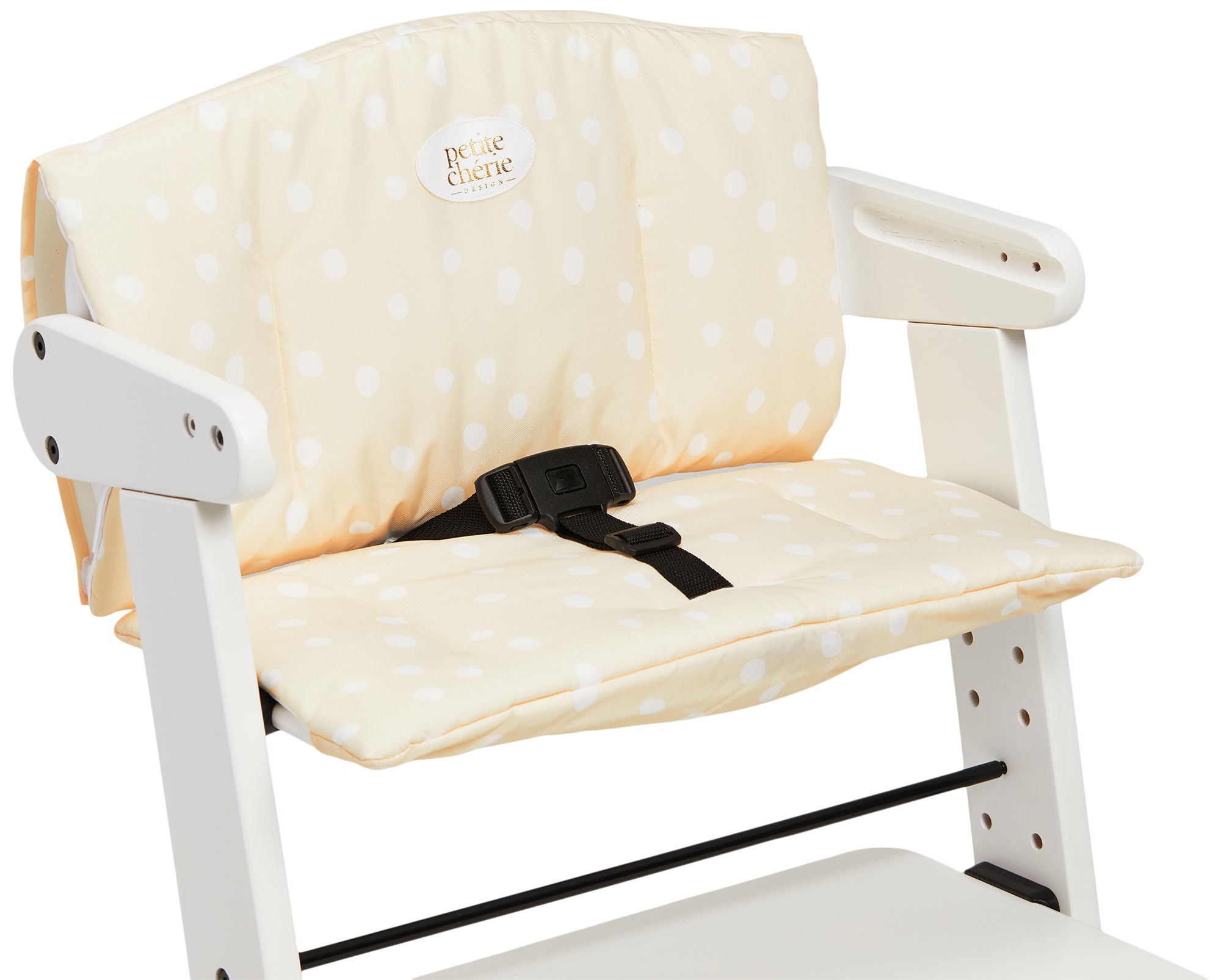 Petite Chérie Matstolsdyna Dots Large|Créme de Pêche