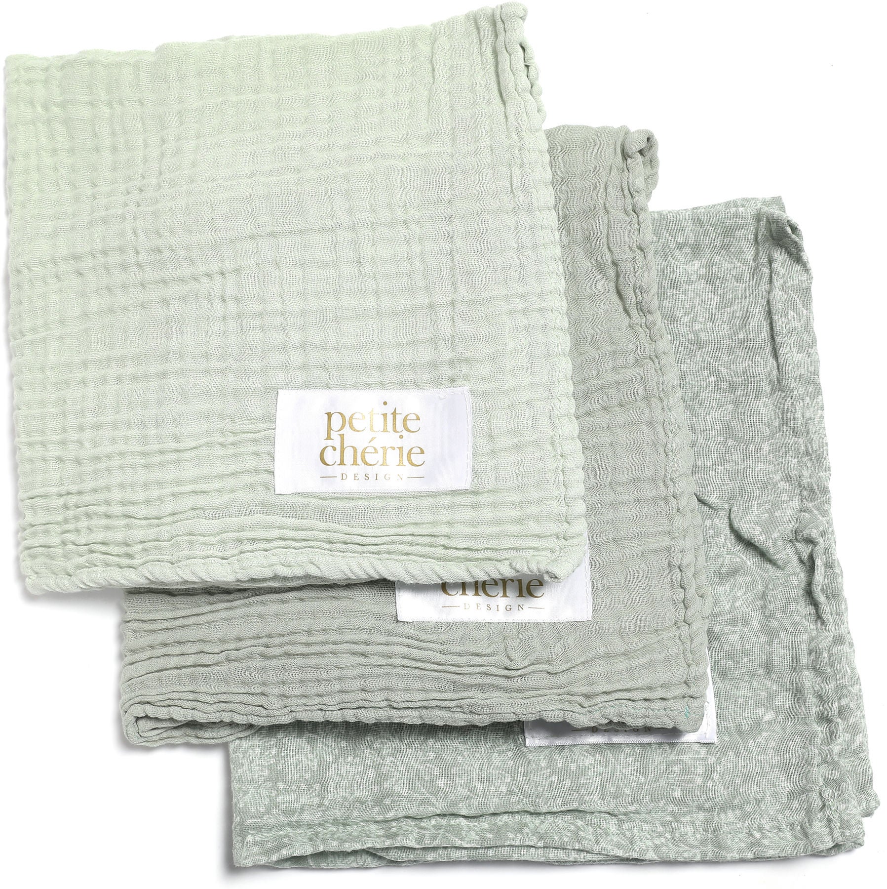 Petite Chérie Muslinfilt 3-pack Voilette|