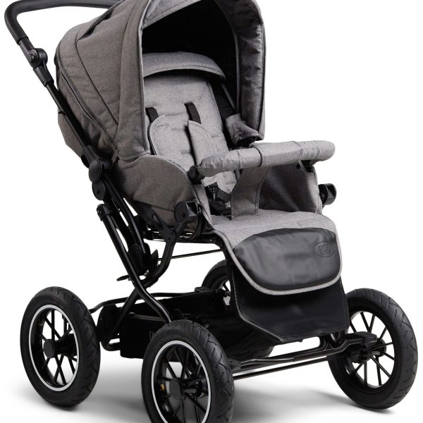 Petite Chérie Solide+ Sittvagn|Grey Melange