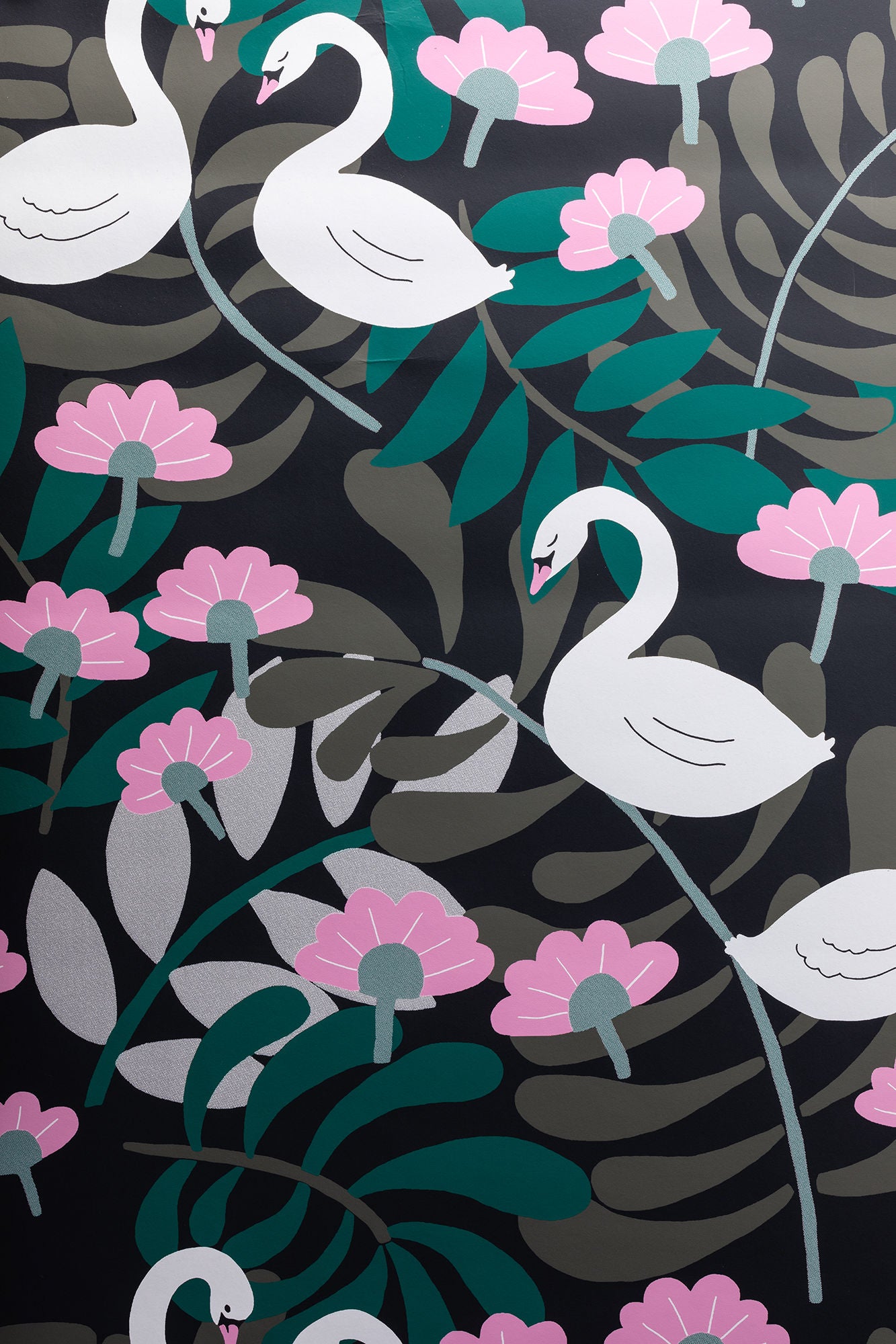 Petite Déco Tapet Swan|Svart