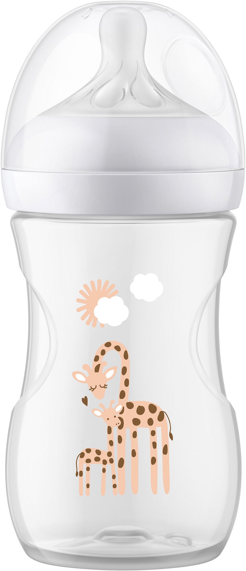 Philips Avent Natural Response Nappflaska 260 ml|Giraff Deco