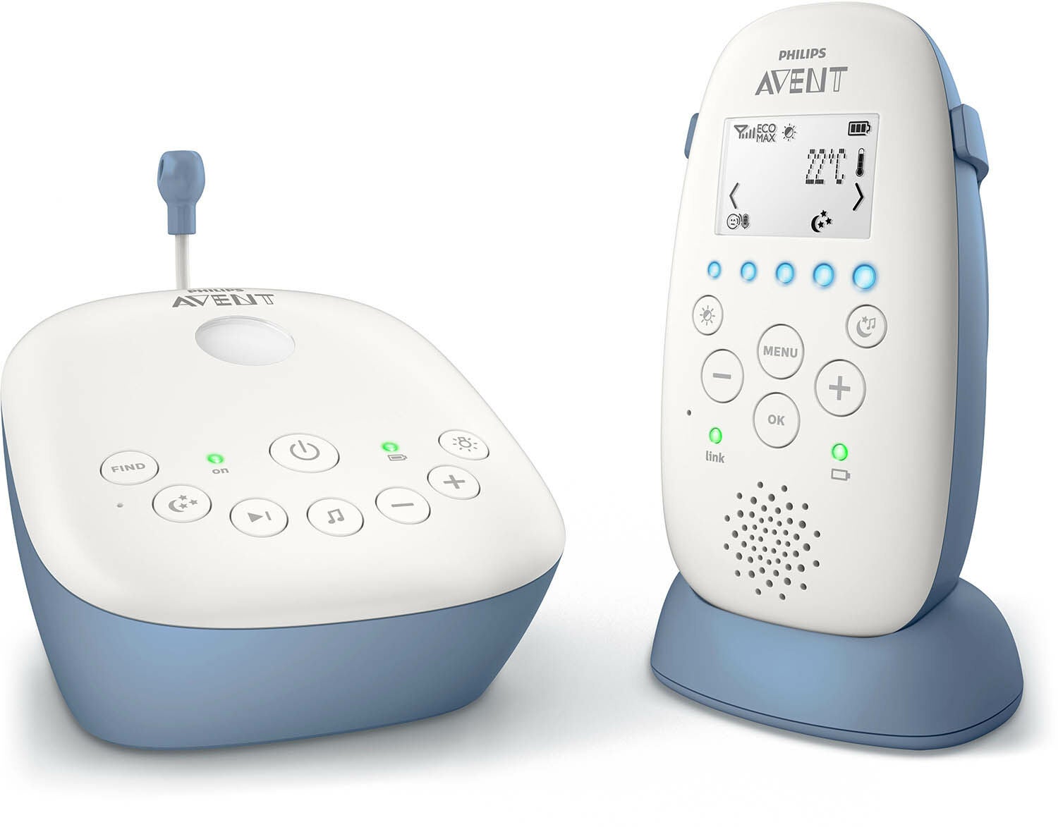 Philips Avent SCD735/26 Babyvakt med Ljus|