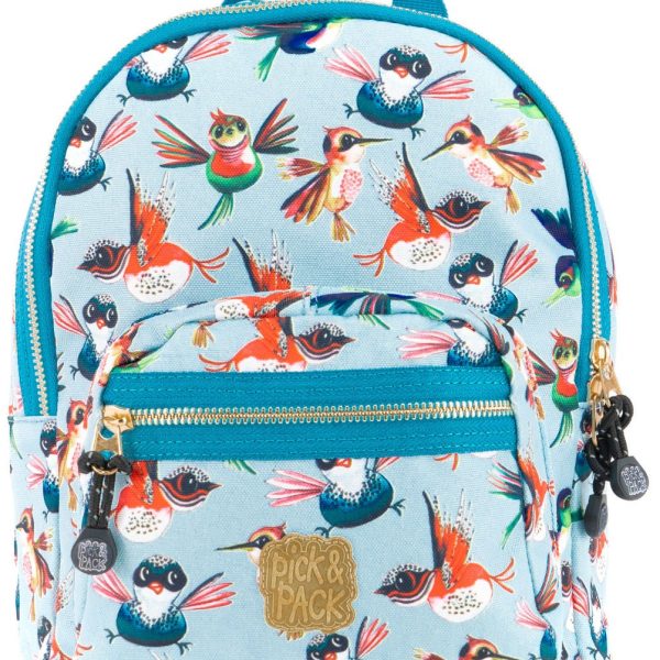 Pick &  Pack Birds Ryggsäck 7L|Dusty Blue