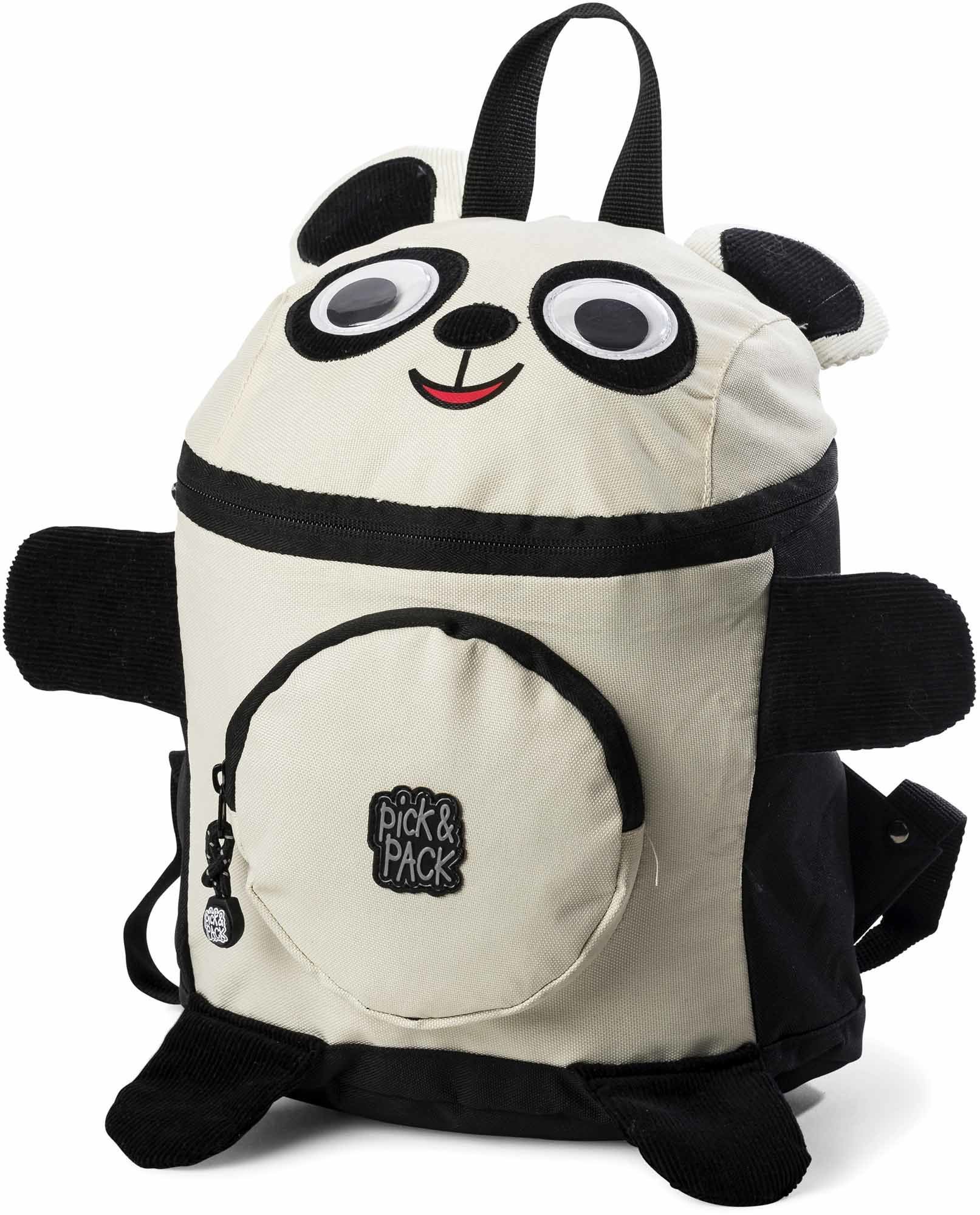 Pick &  Pack Ryggsäck Panda|Black
