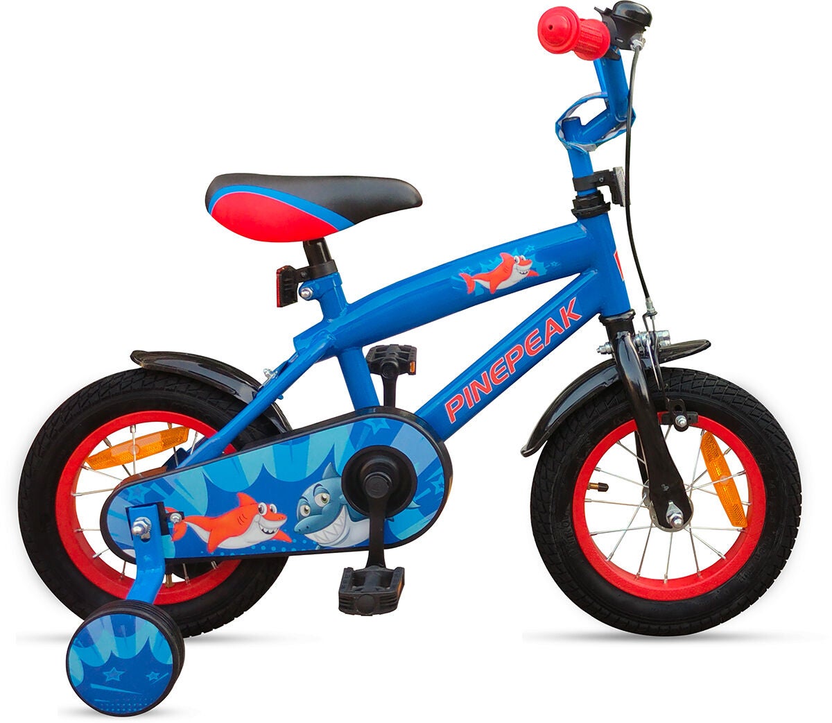Pinepeak Cykel Haj 12 tum|Blå