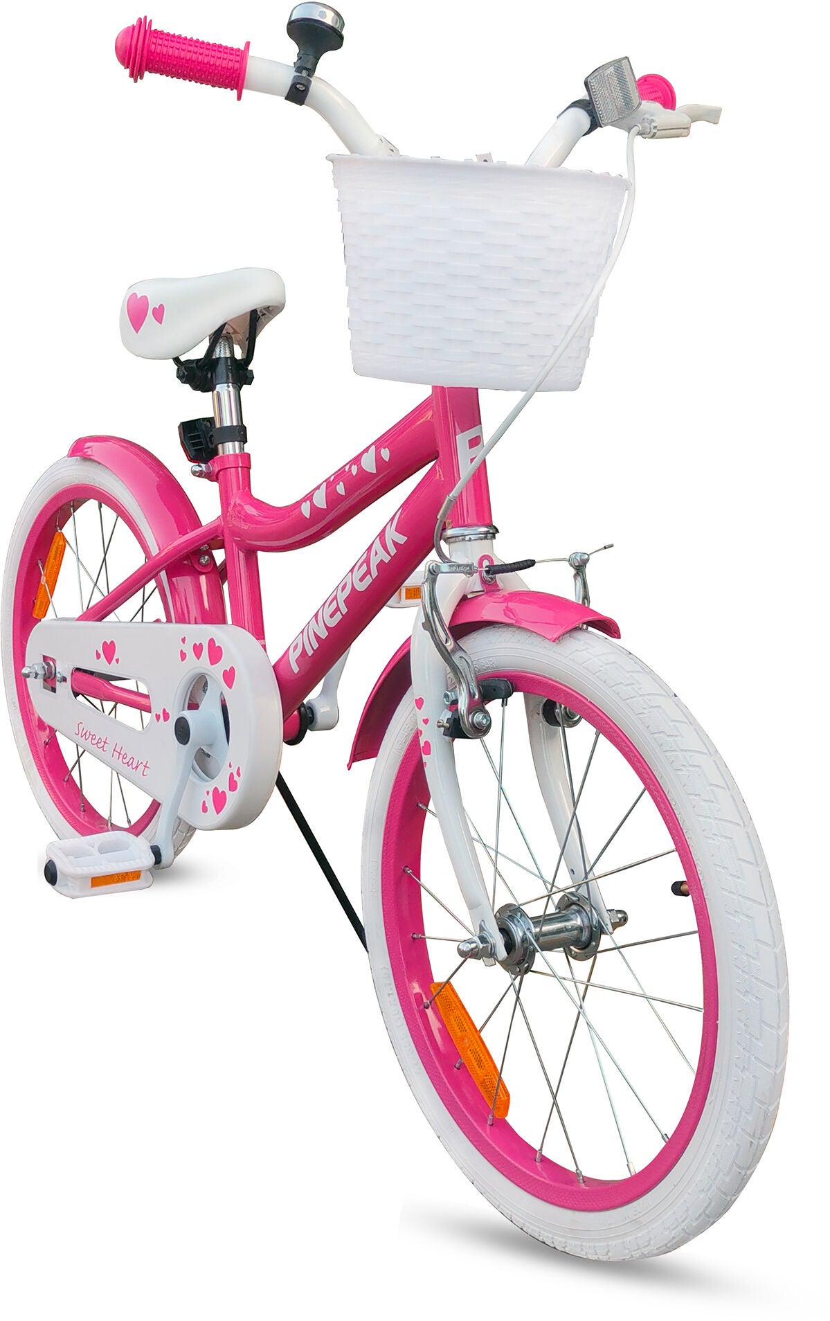 Pinepeak Heart Cykel 18 tum|Rosa