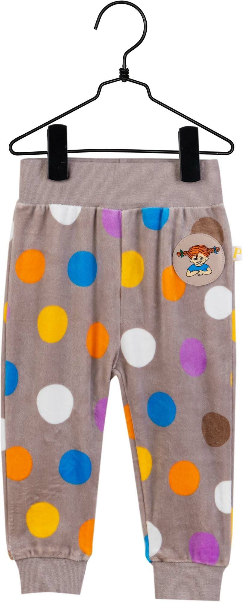 Pippi Långstrump Bubbles Velour Byxa