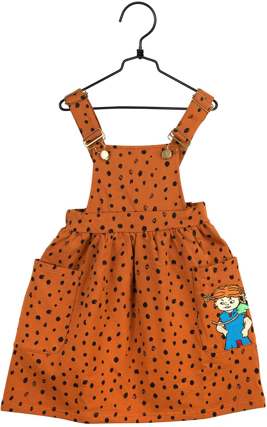 Pippi Långstrump Speckle Klänning|Brun