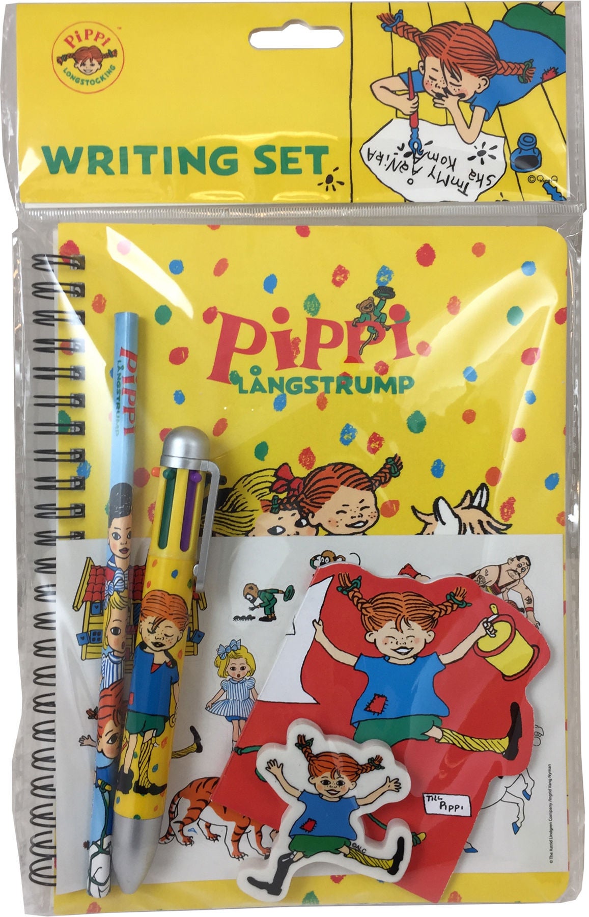 Pippi Långstrump Stort Skrivset