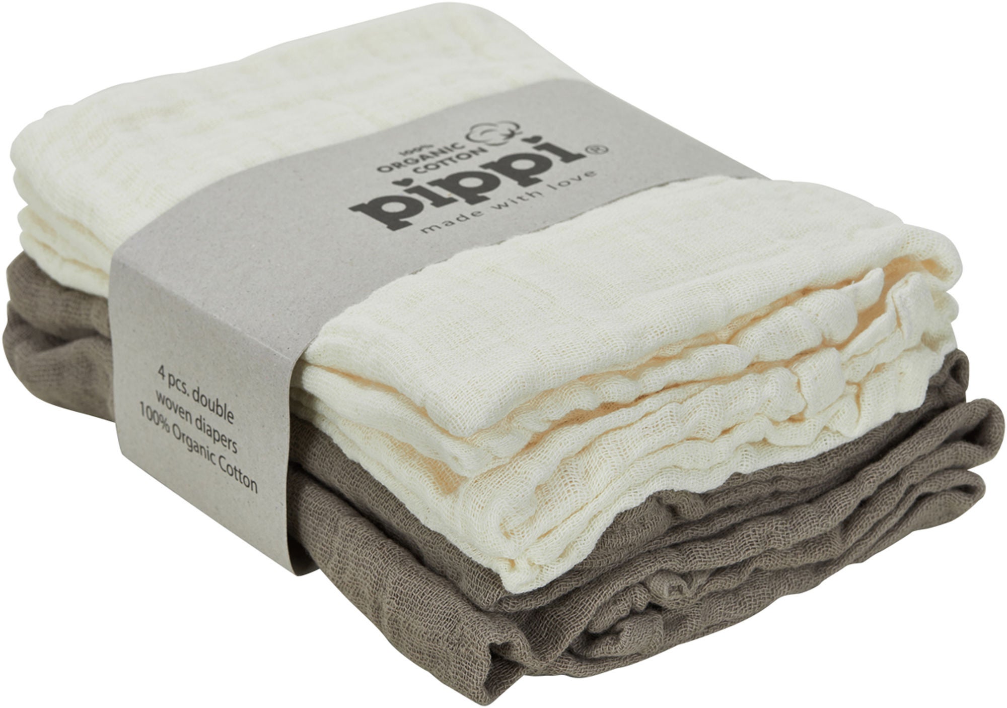 Pippi Muslinfilt 4-pack