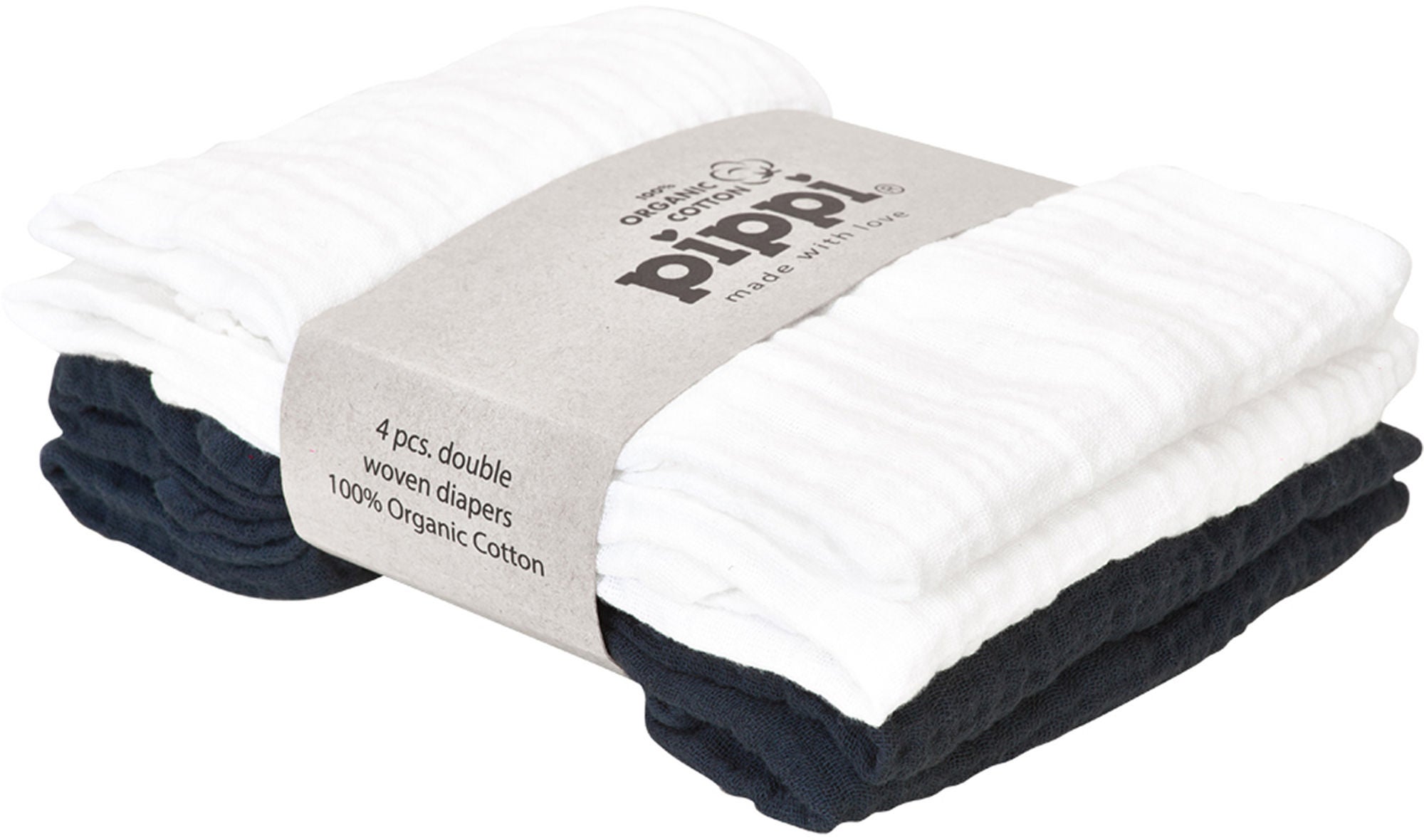 Pippi Muslinfilt 4-pack