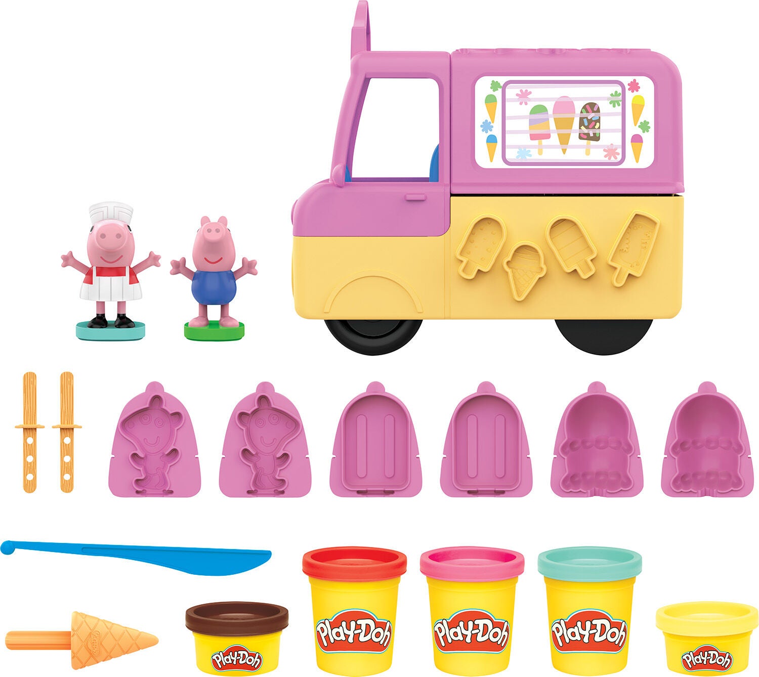 Play-Doh Leklera Greta Gris Ice Cream|
