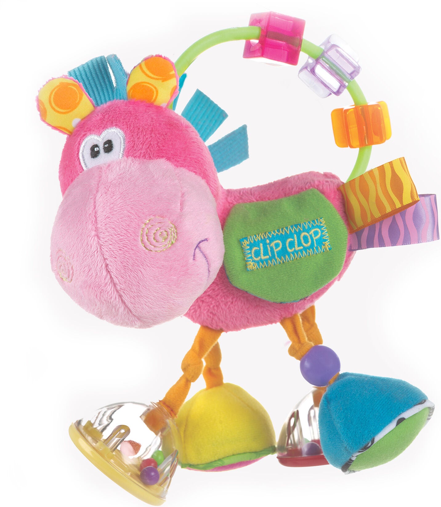 PlayGro Clopette Aktivitetsleksak Skallra med Spegel|