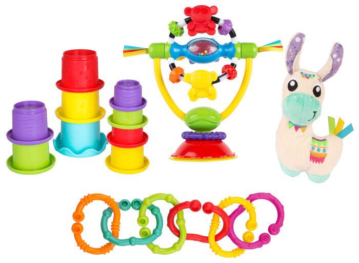 PlayGro Sensory Llama Explore And Play Aktivitetsleksak Presentförpackning