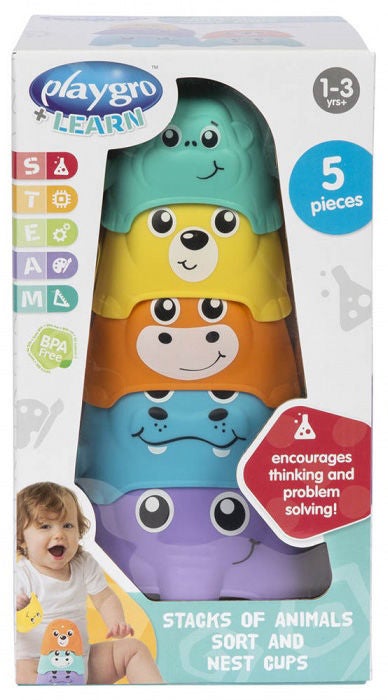 PlayGro Stacks Of Animals Sort|