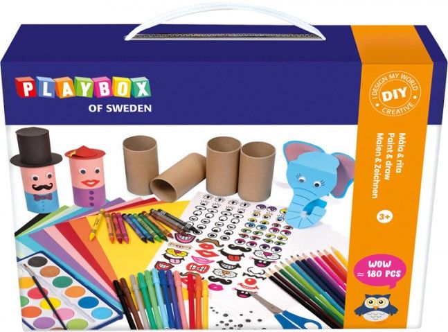 Playbox Pysselset Rita Och Måla