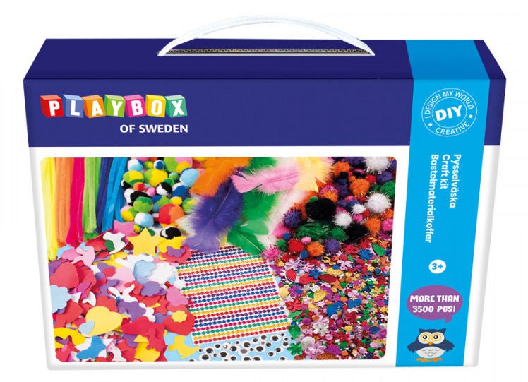 Playbox Pysselväska Med Hobbymaterial|