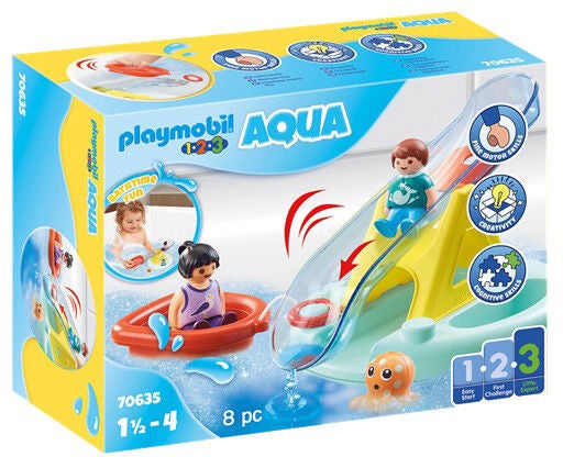 Playmobil 1.2.3 Aqua Water Seesaw with Boat Byggsats|