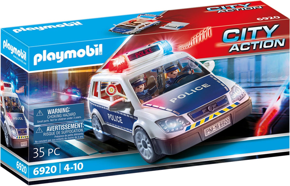 Playmobil 6920 City Action Polisbil med Ljus och Lju|