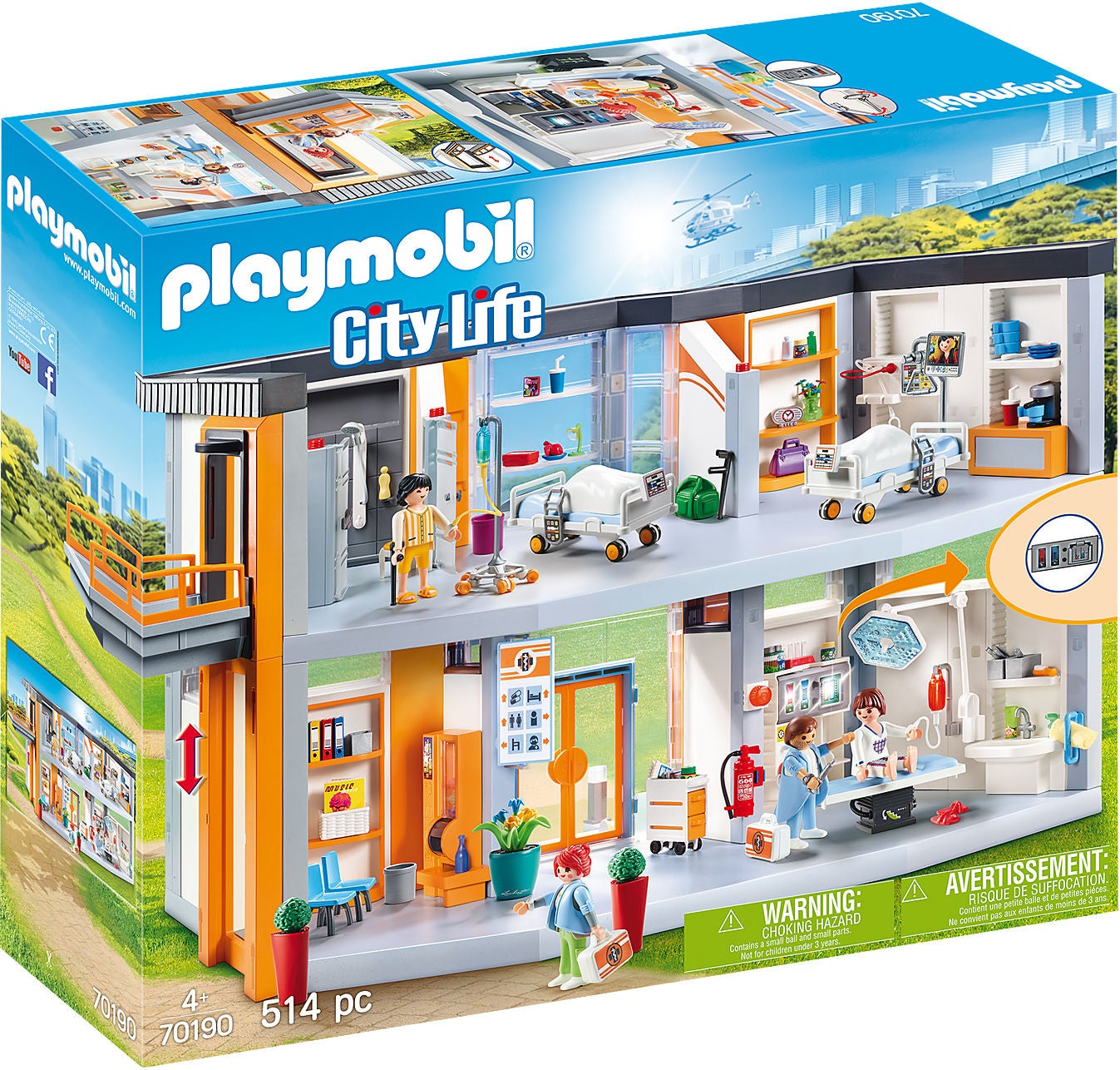 Playmobil 70190 City Life Stort Sjukhus|