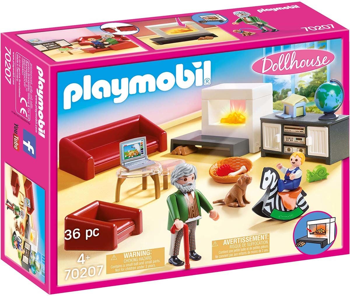 Playmobil 70207 Dollhouse Mysigt vardagsrum|