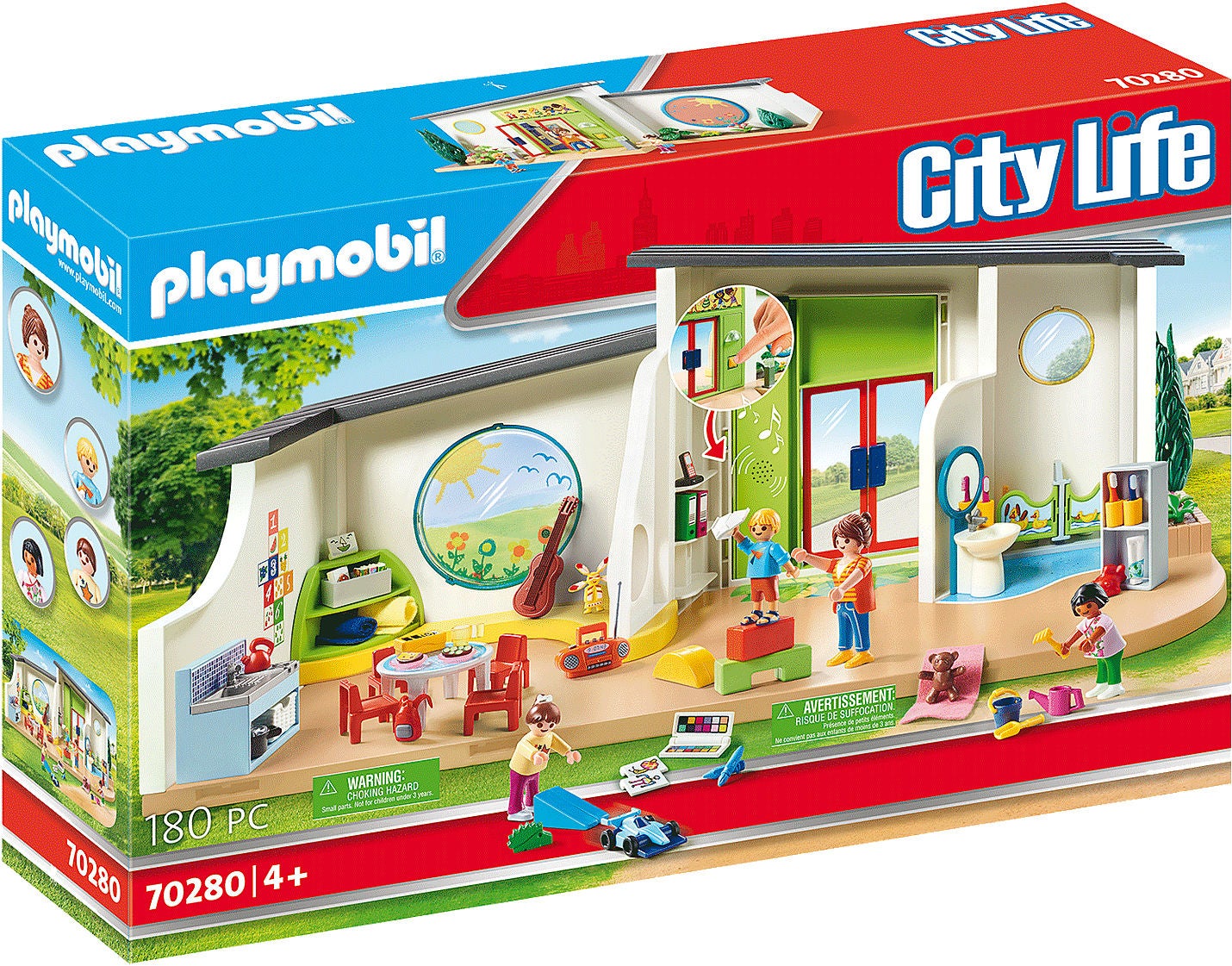 Playmobil 70280 City Life Förskolan Regnbågen|