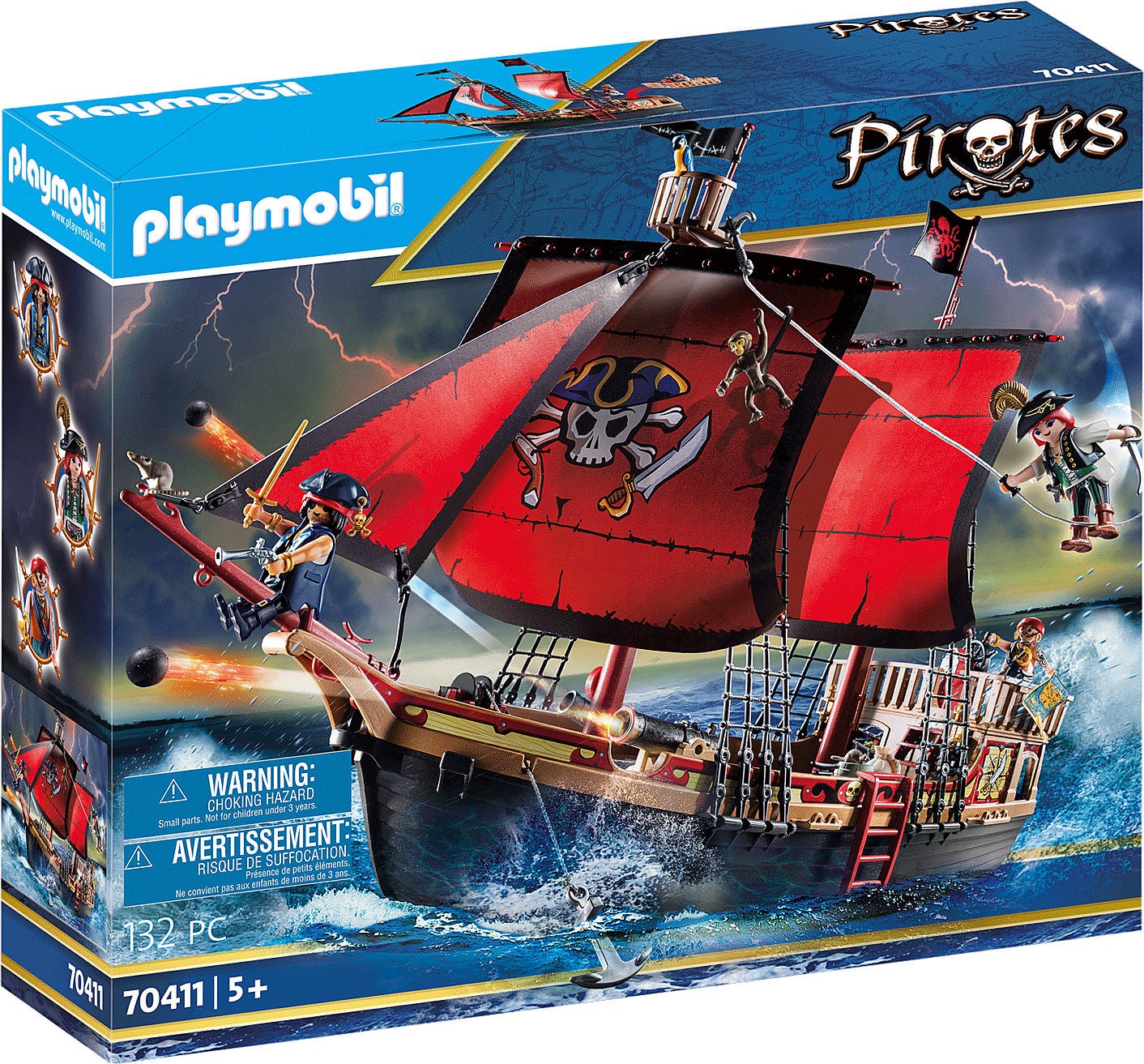 Playmobil 70411 Pirates Piratskepp|