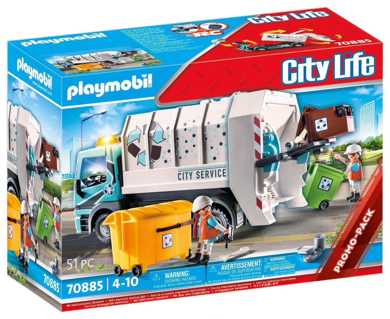 Playmobil 70885 CL (P) Återvinning Lastbil|
