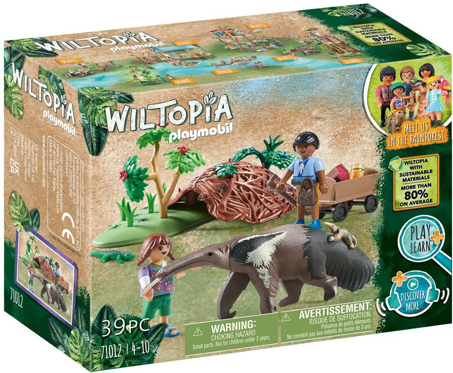 Playmobil 71012 Wiltopia Lekset Myrsloksvård|