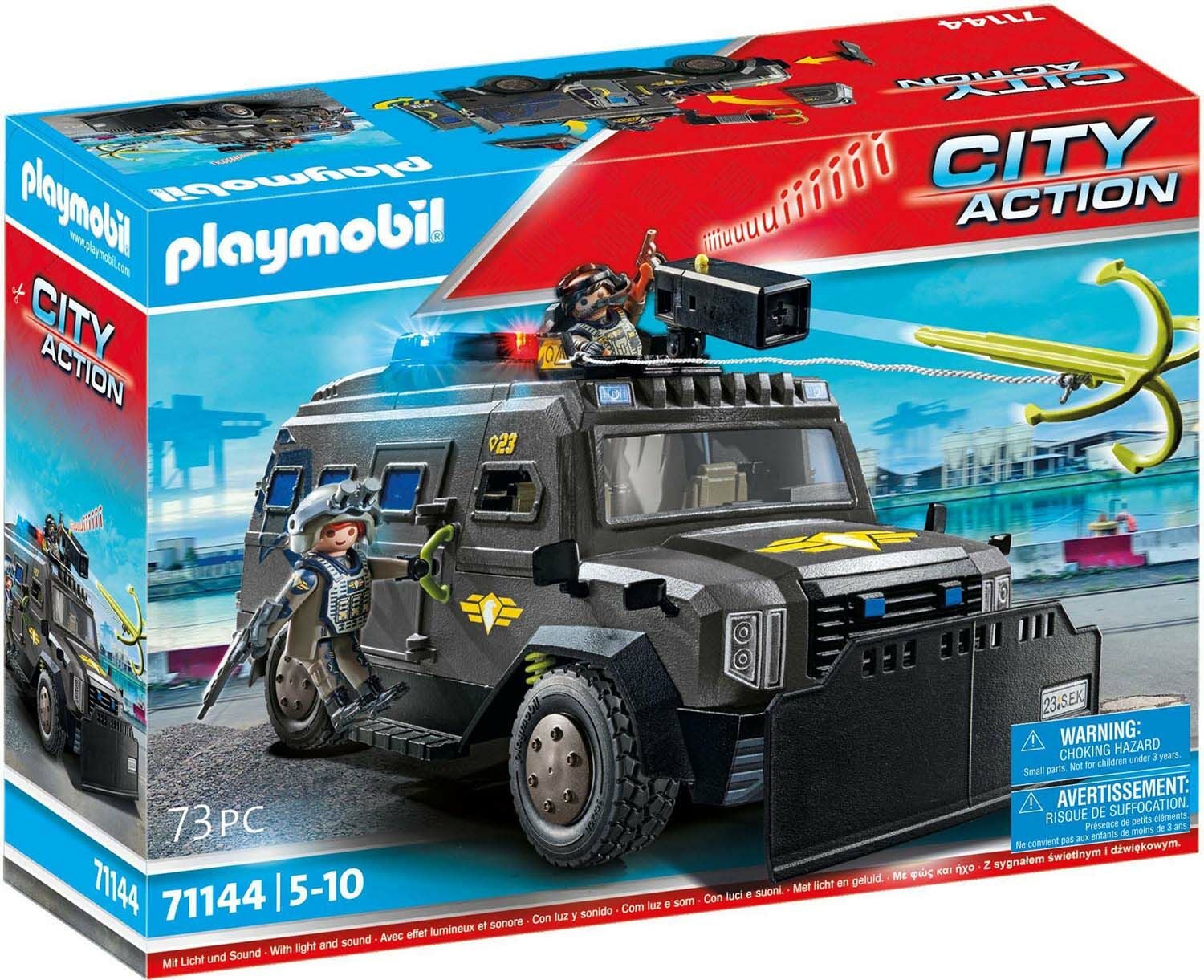 Playmobil 71144 City Action Byggsats Insatsstyrkans Terrängfordon|