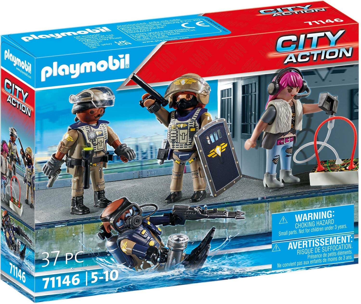 Playmobil 71146 City Action Byggsats Insatsstyrkan|
