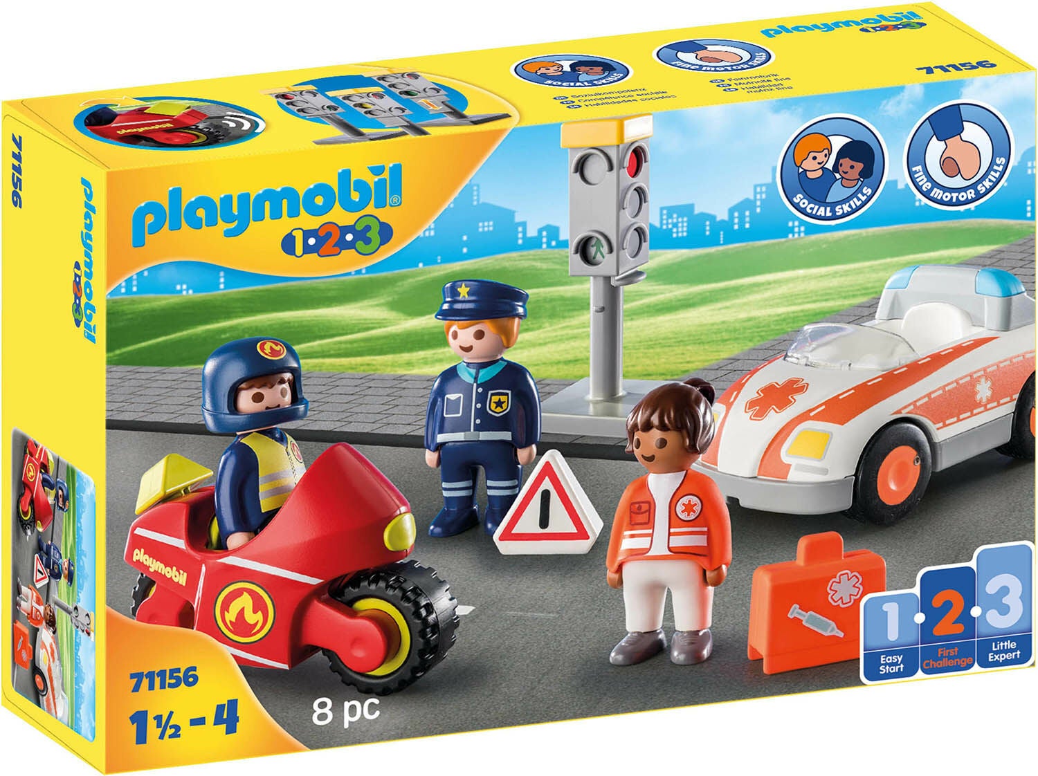 Playmobil 71156 1.2.3 Lekset Vardagshjältar|