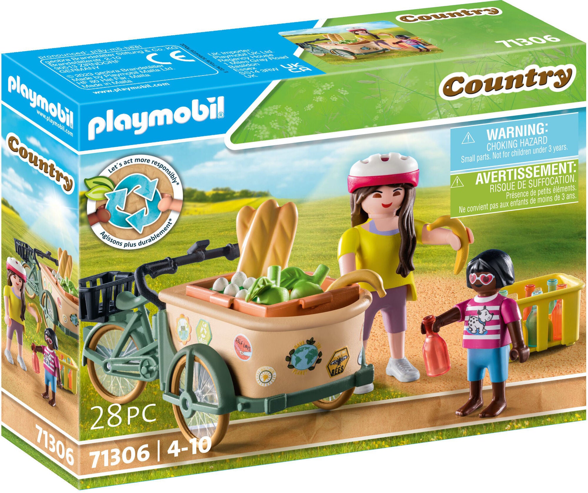 Playmobil 71306 Country Farmers Cargo Bike Lekset|