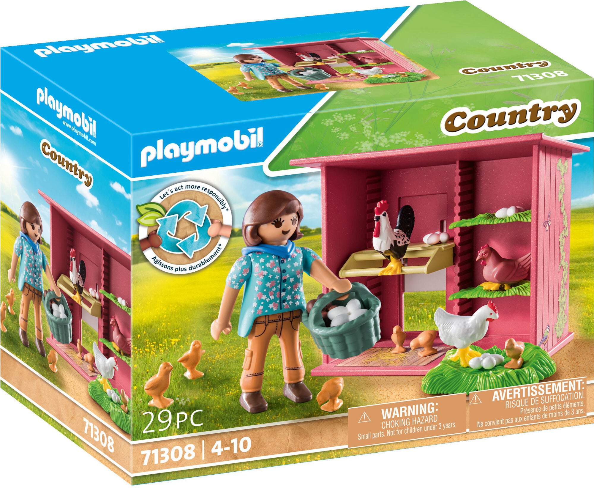 Playmobil 71308 Country Hönshus|