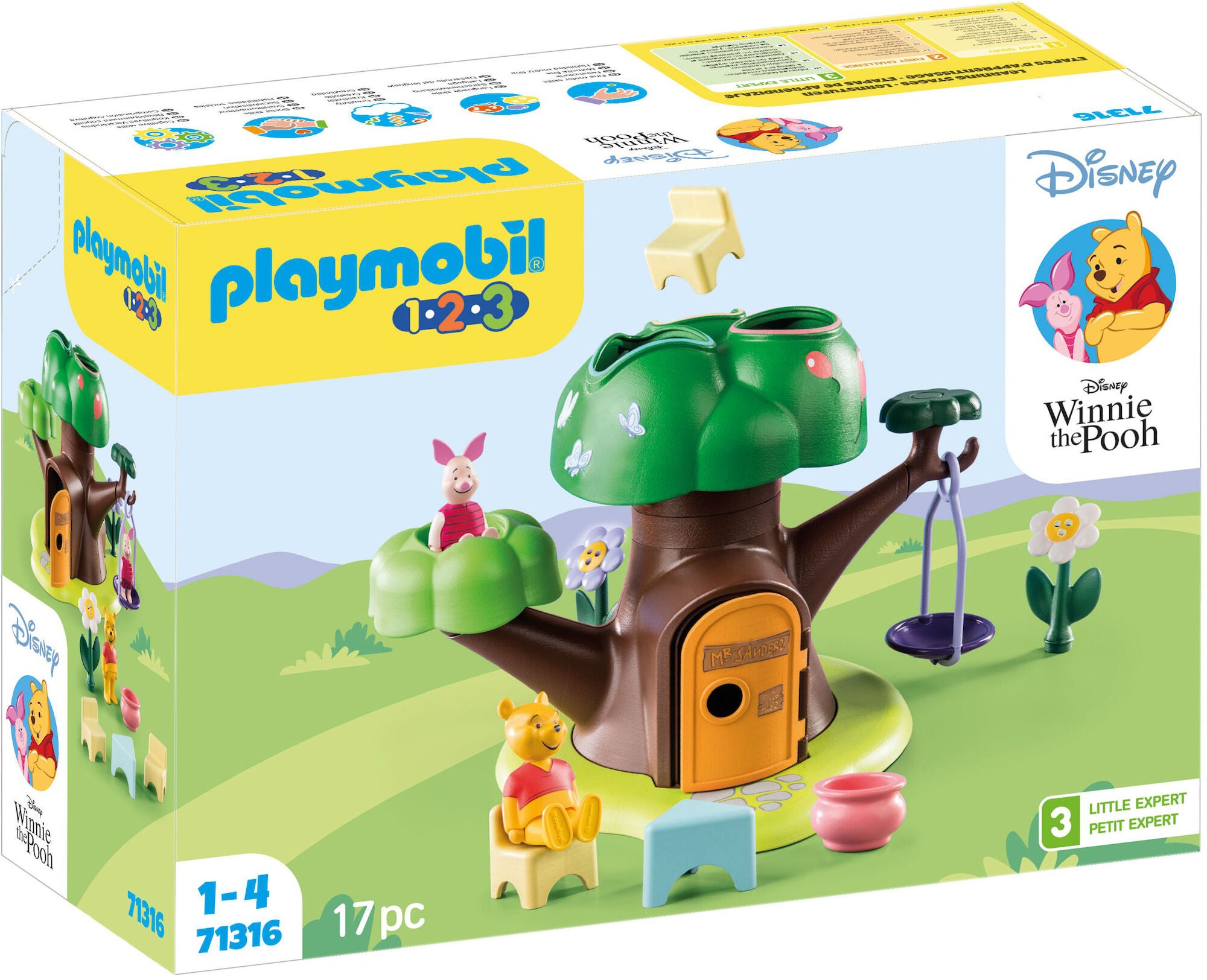 Playmobil 71316 123 Disney Lekset Nalle och Nasses Trädkoja|