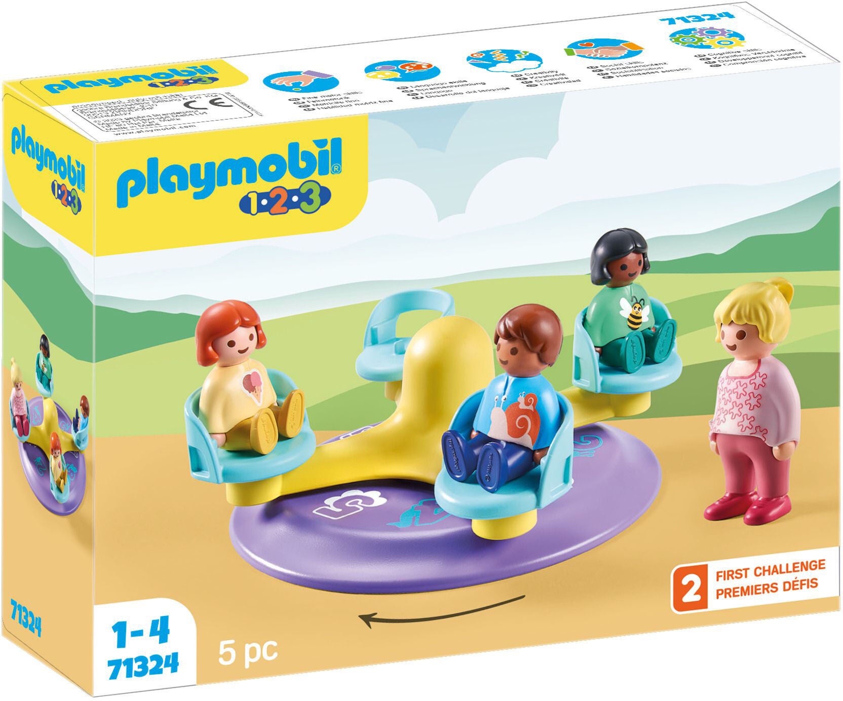 Playmobil 71324 123 Siffror Karusell|