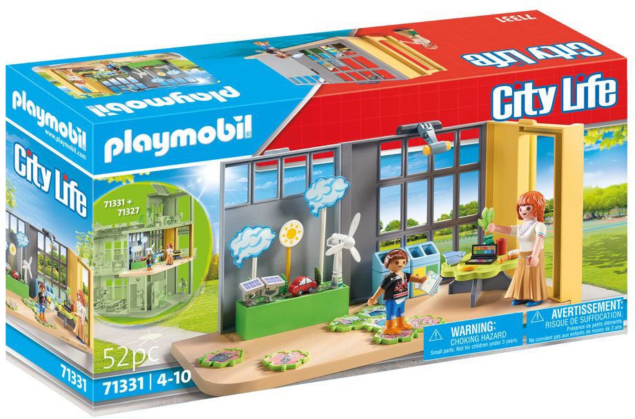 Playmobil 71331 City Life Byggsats Klimatkunskap Tillbyggnad|