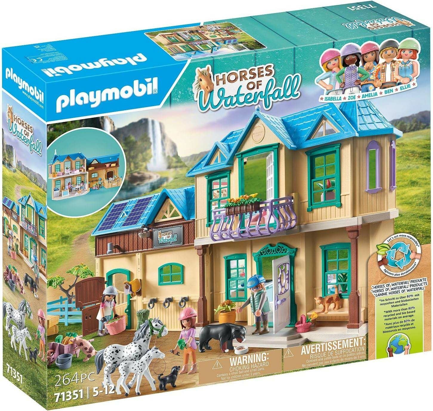 Playmobil 71351 Horses of Waterfall Byggsats Waterfall Ranch|