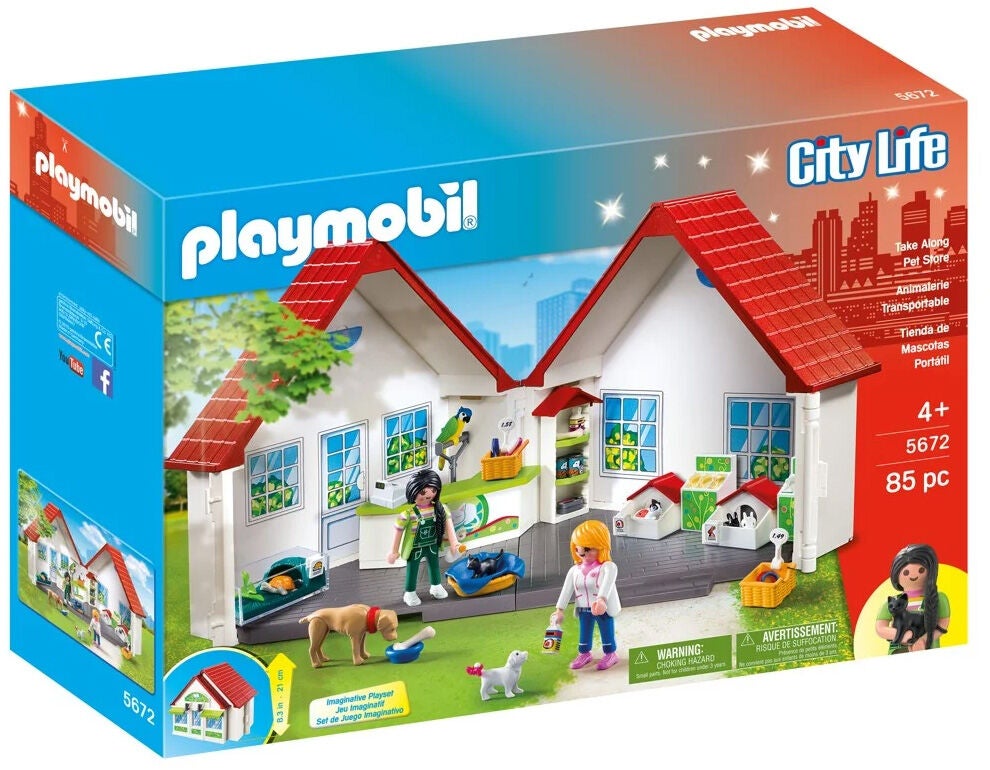 Playmobil 71396 City Life Take Along Pet Store Lekset|