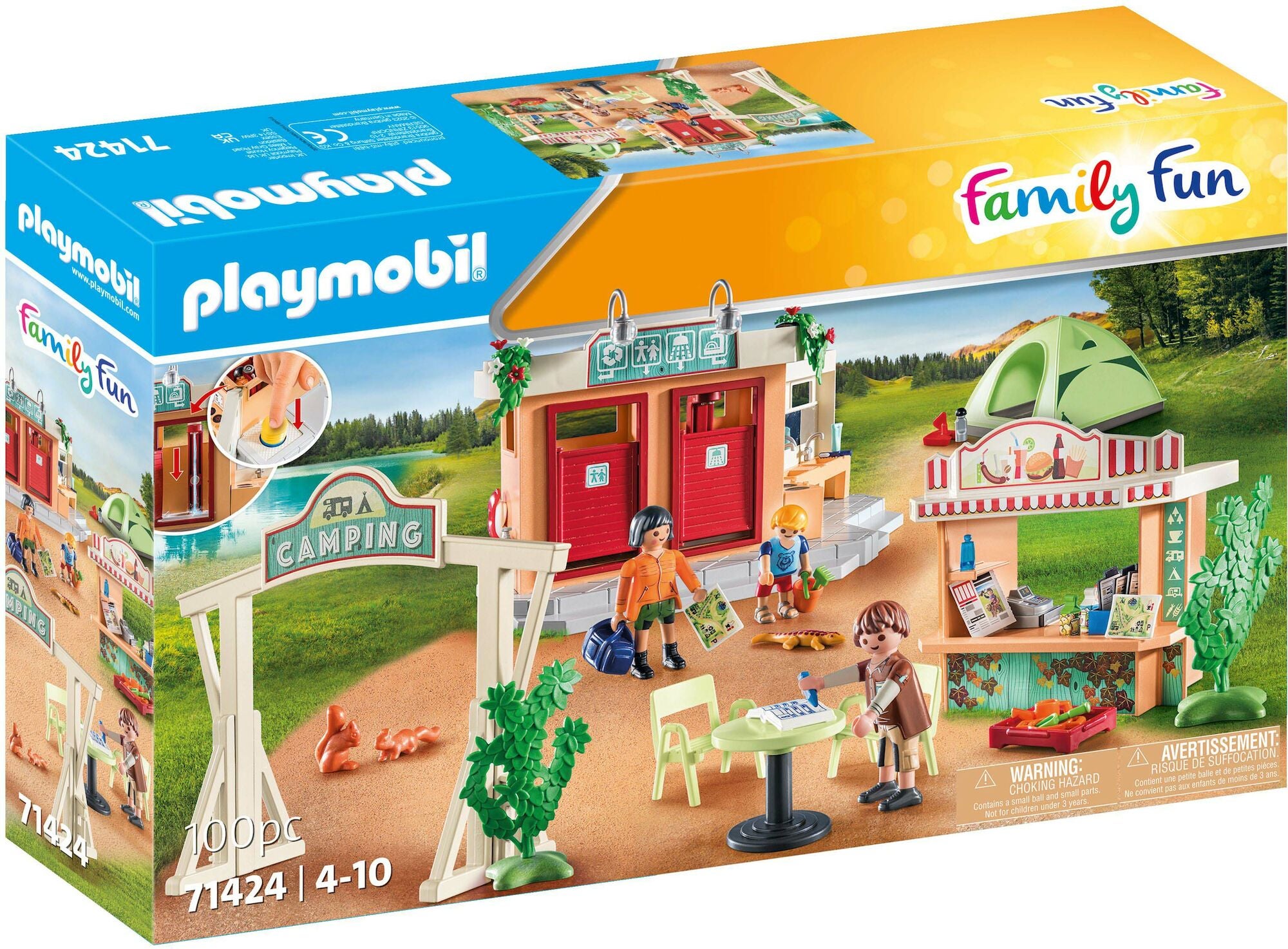 Playmobil 71424 Family Fun Lägerplats|