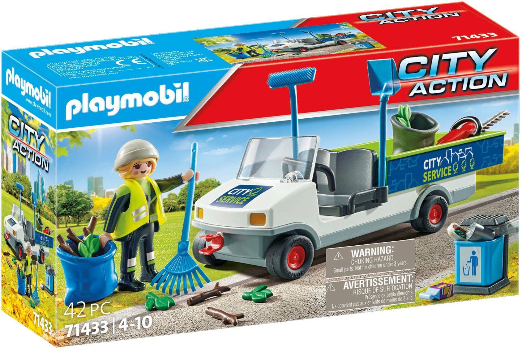 Playmobil 71433 City Life Gatsopare med Fordon|