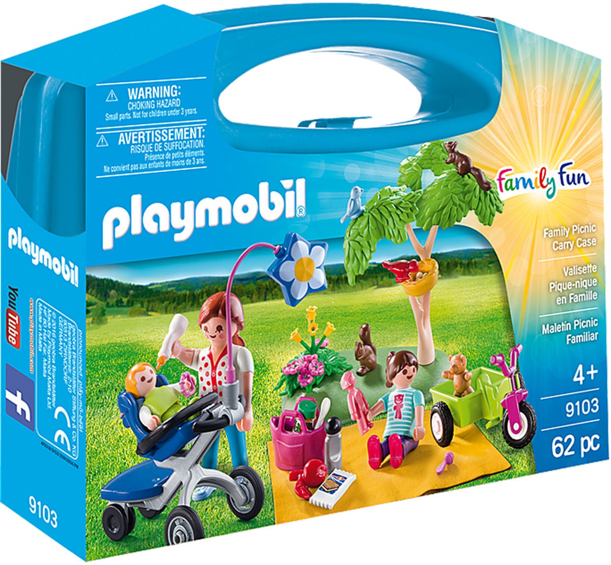 Playmobil 9103 Family Fun Familjepicknick I Väska|