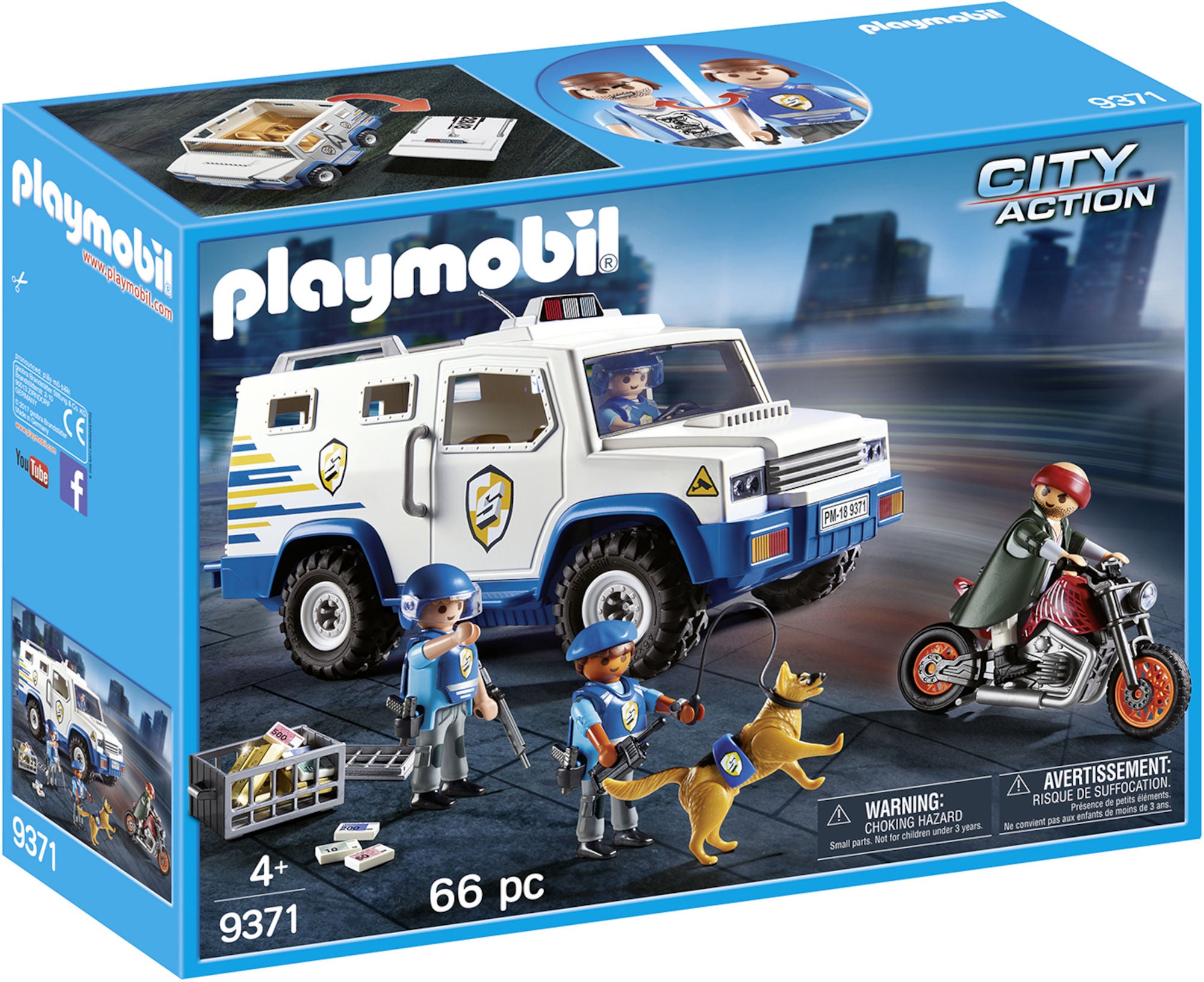 Playmobil 9371 City Action Värdetransport|