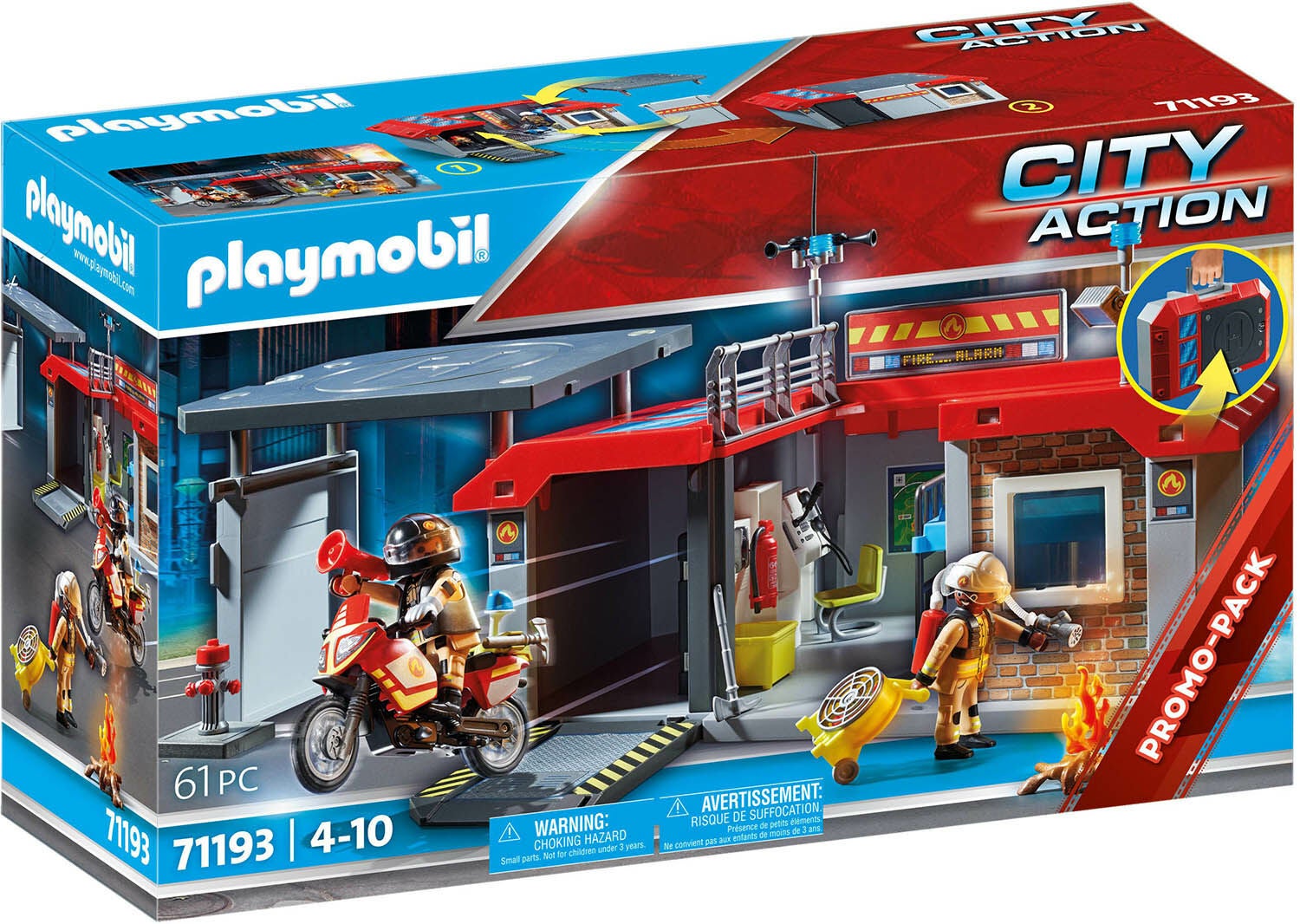 Playmobil City Action Brandstation 71193|