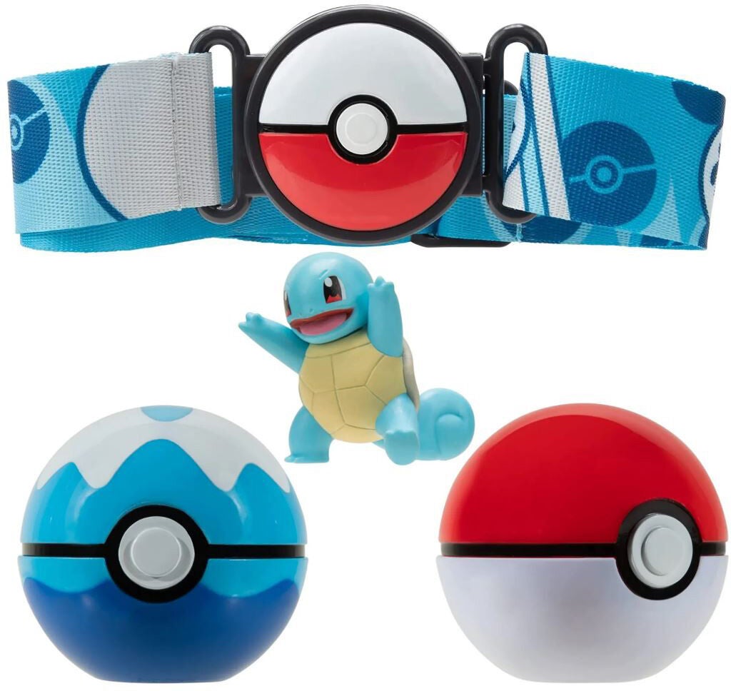 Pokémon Clip 'N Go Bälte Bandolier Set Squirtle|