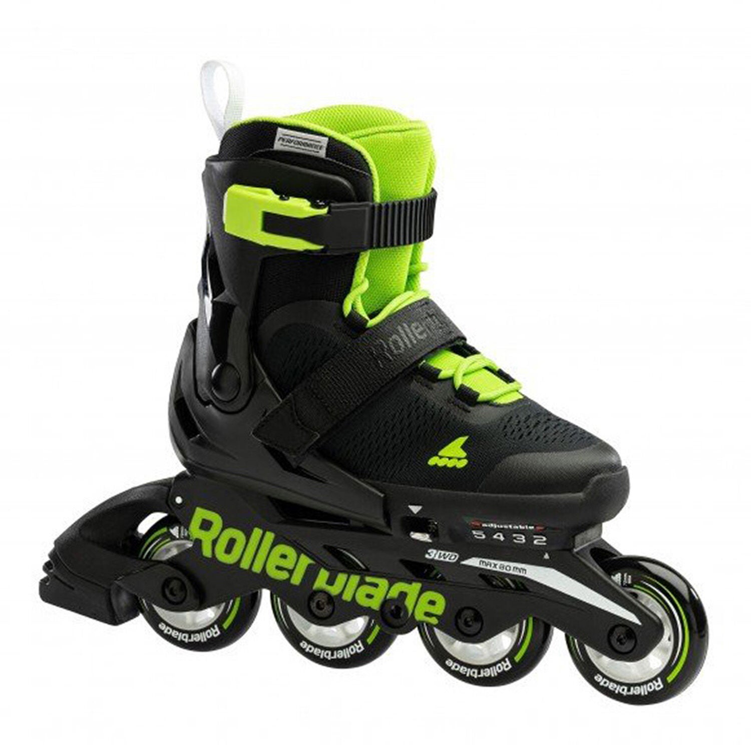 ROLLERBLADE MICROBLADE Svart/Grön 175|