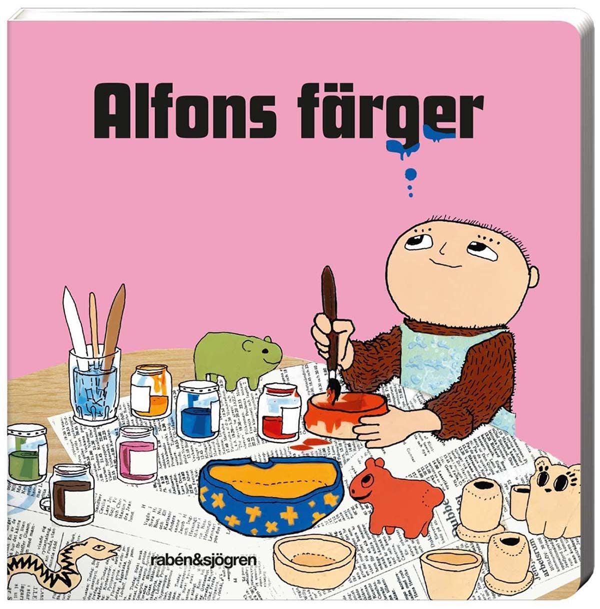 Rabén &  Sjögren Alfons Åberg Färger Kartongpek
